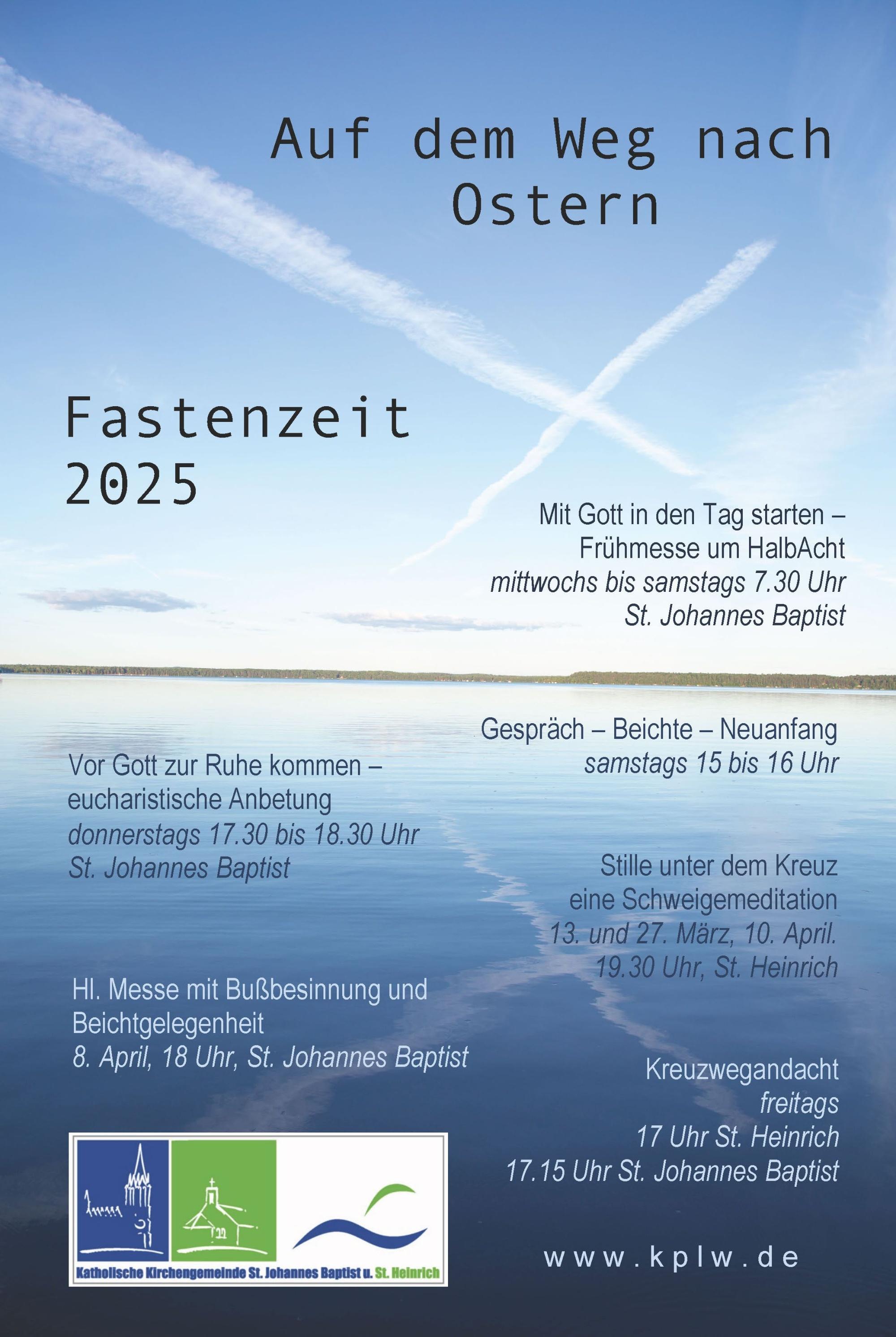 Plakat Fastenzeit 2025