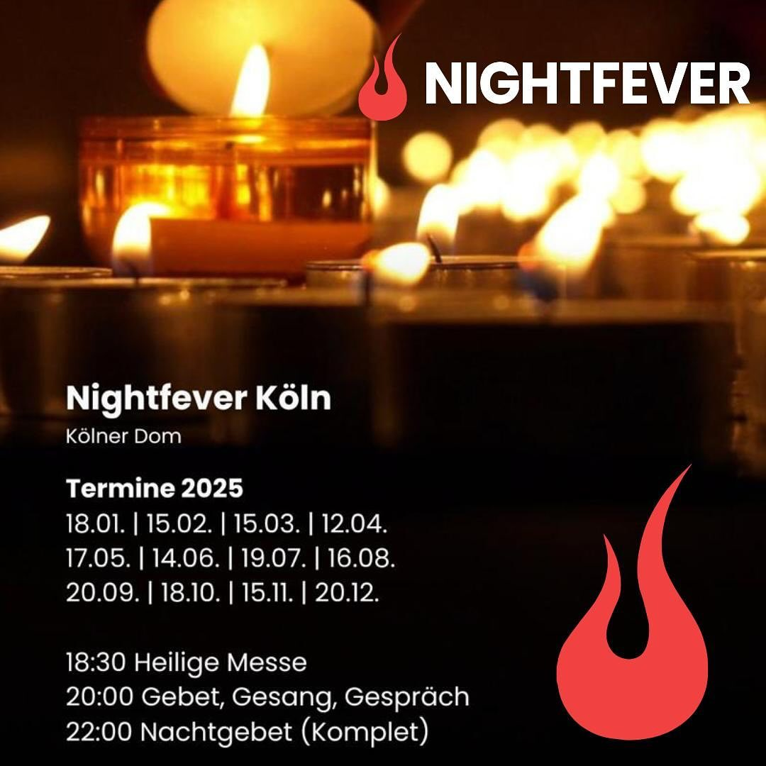 Nightfever Köln Termine 2025