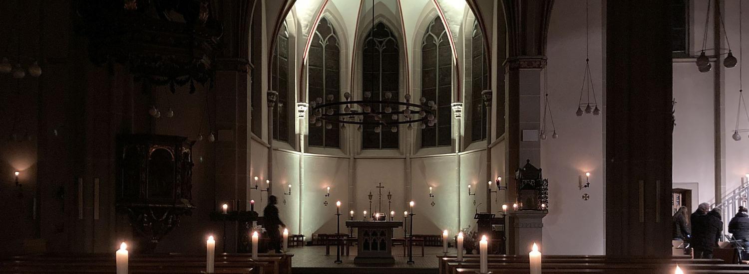 Rorate-Messe in St. Johannes Baptist